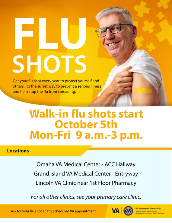 Flu shot flyer