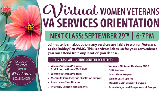 Women Veteran Orientation