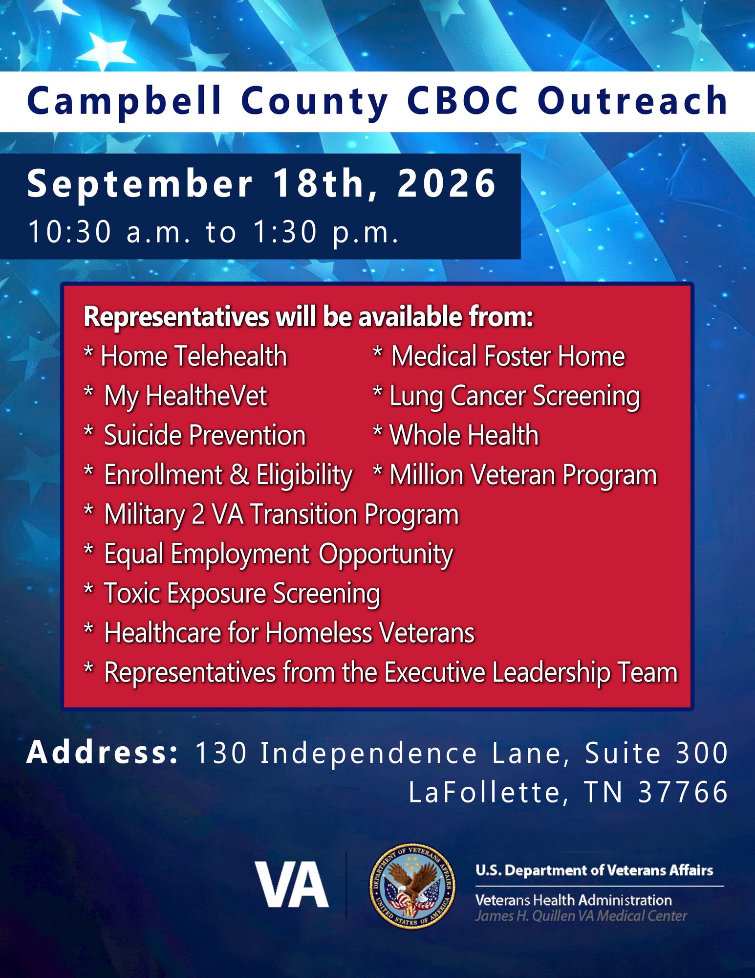 Campbell County VA CBOC Resource Fair