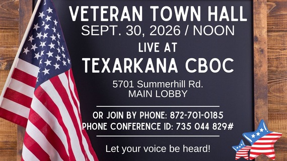 Texarkana Veteran Town Hall Flyer