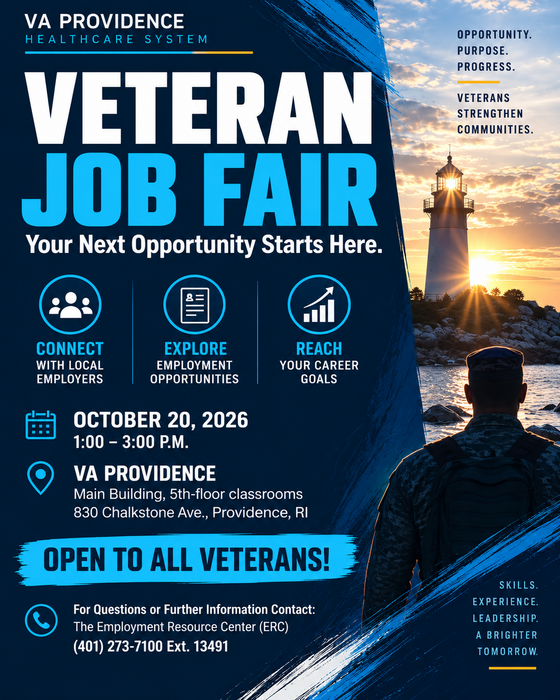 Take part in VA Providence's upcoming Job Fair and start your next mission.