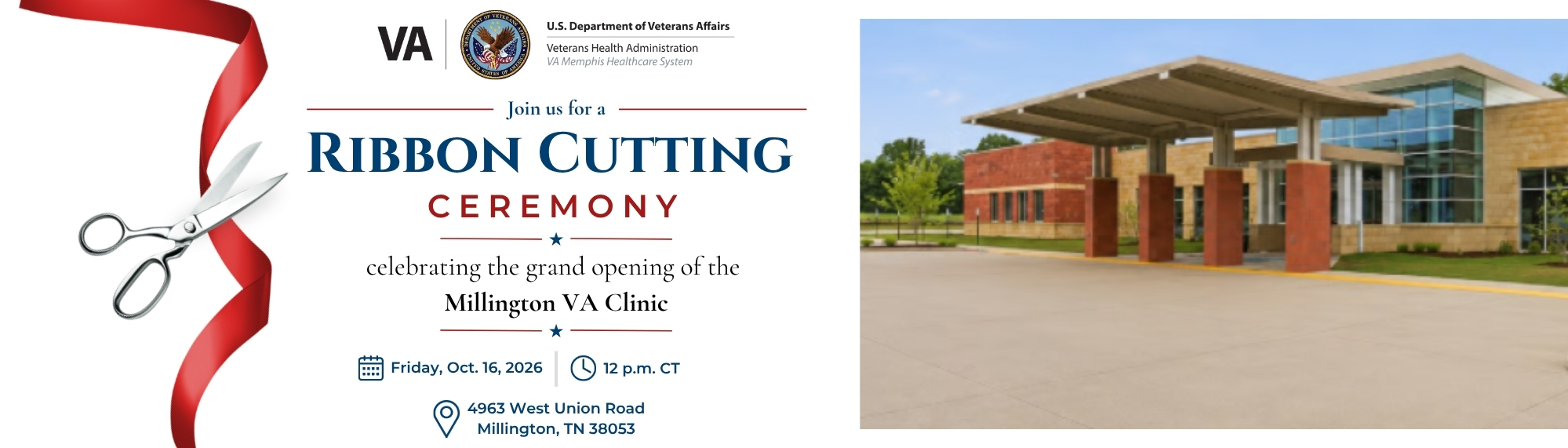 Millington VA Clinic - Ribbon-Cutting Ceremony