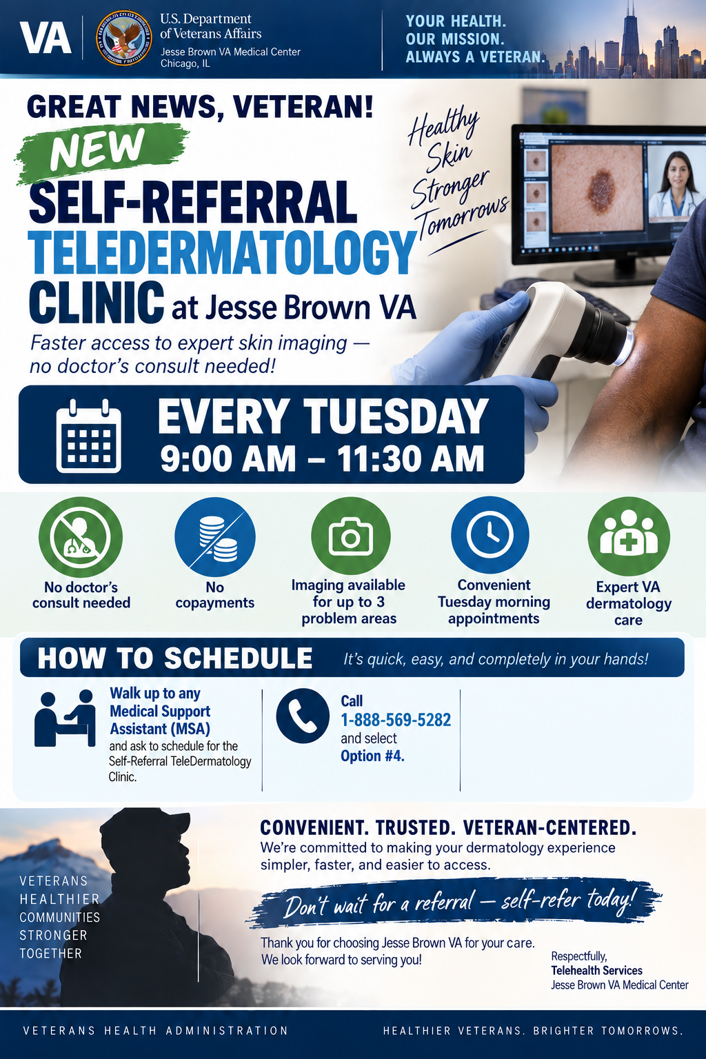 New Self-Referral TeleDermatology Pilot Program 