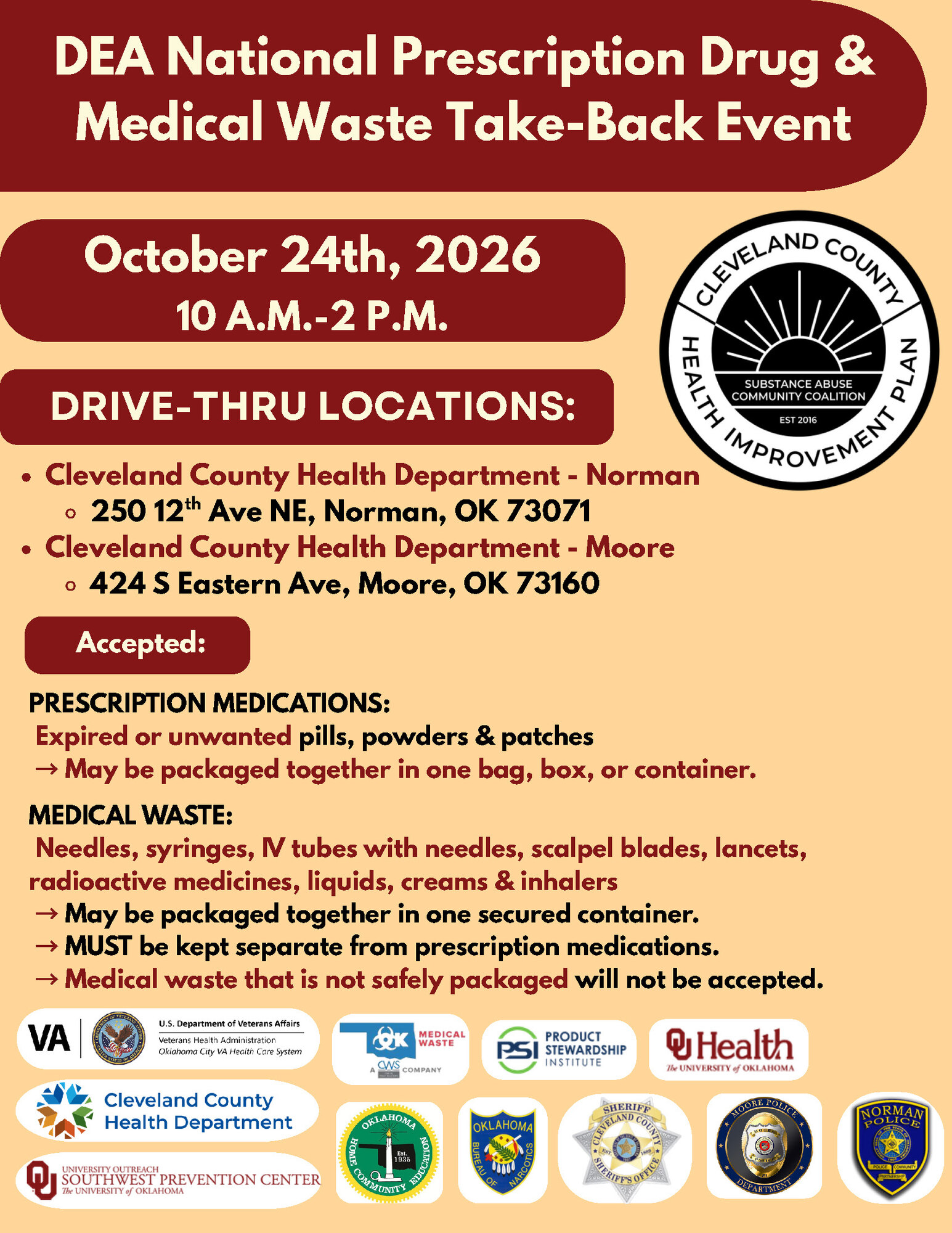 Take back event