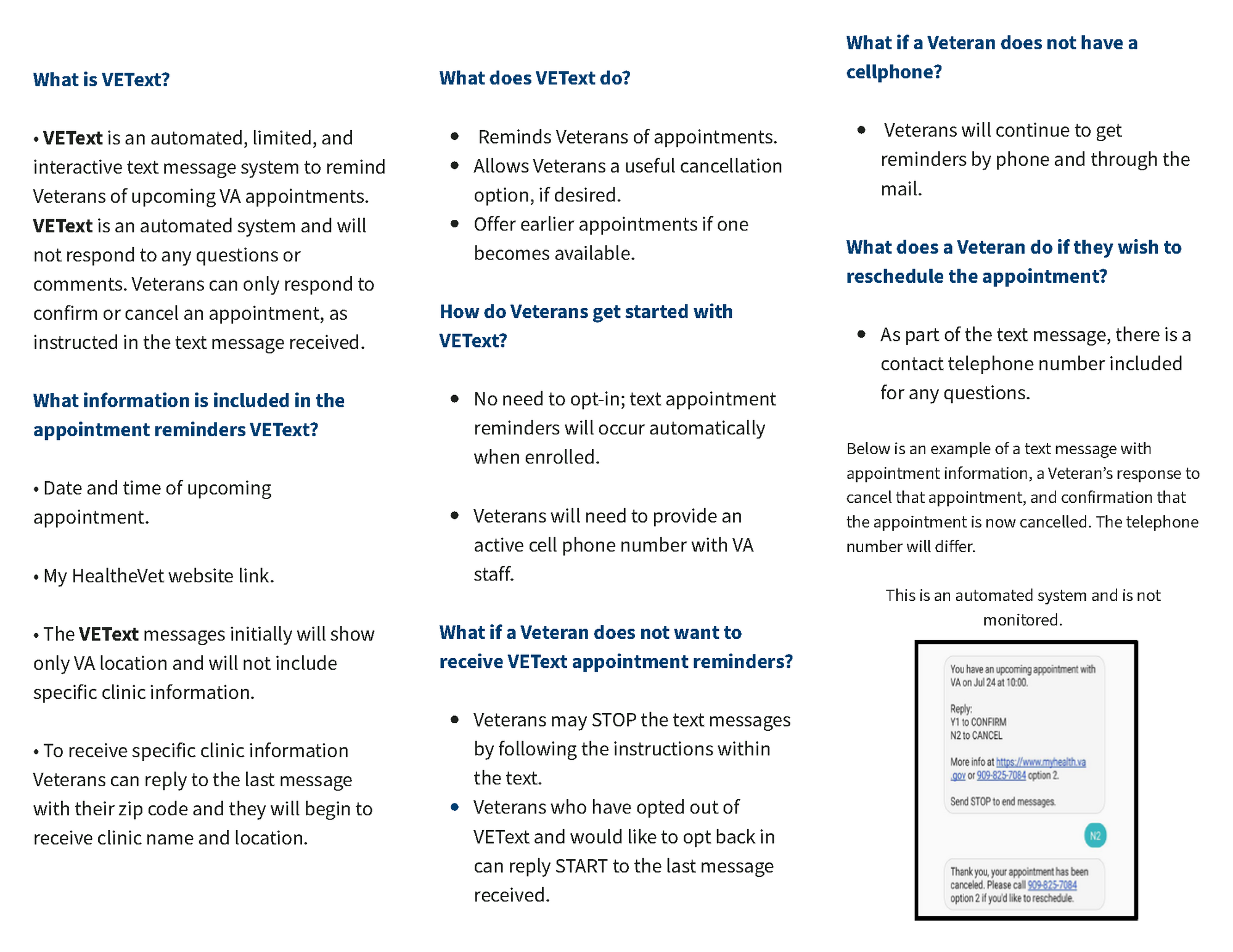 VEText Brochure