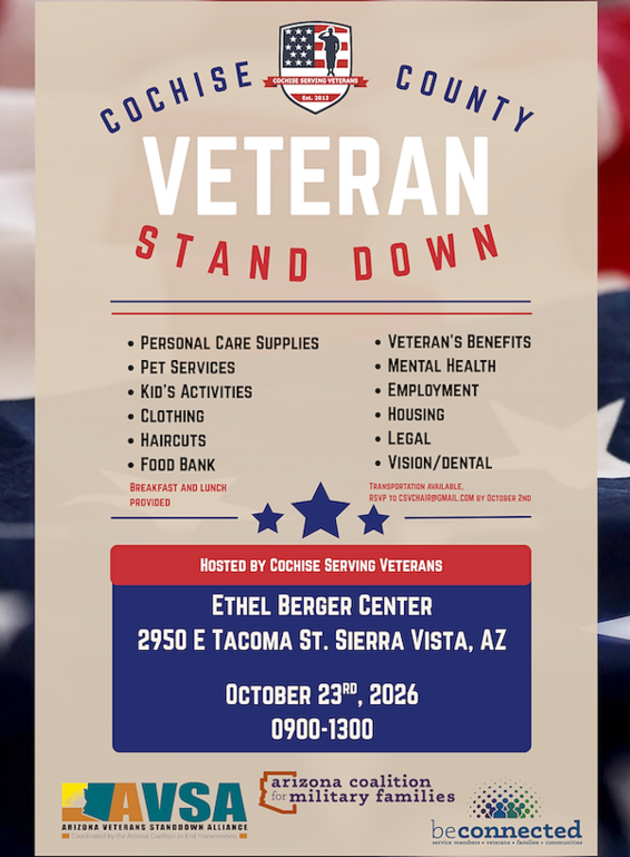 Cochise County Veteran Stand Down
