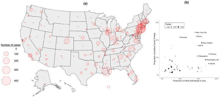 VA Case Distribution Map
