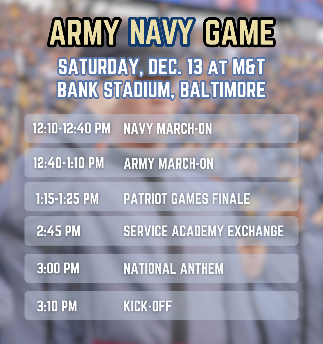 updated gameday graphic