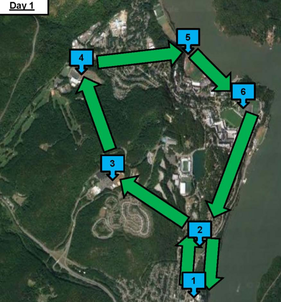 Sandhurst Shuttle Route