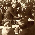 Signing the Versailles Peace Treaty