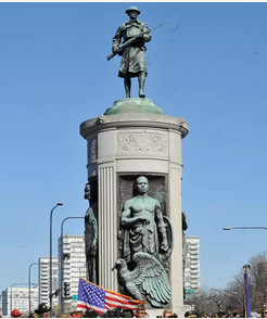Victory Monument, at 35th & King Drive in Chicago 