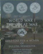 Duluth Memorial detail