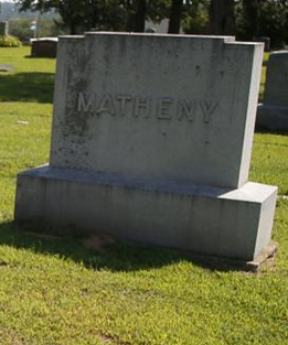 Matheny headstone