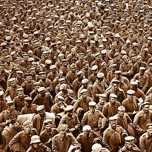 Tens of thousands of German soldiers surrender in October of 1918