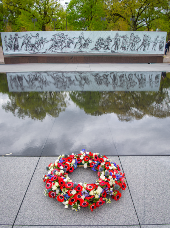 Wreath at National WWI Memorial