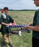 Scouts folding flags