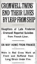 Cromwell Sisters news clip