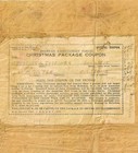Christmas postal coupon 1918