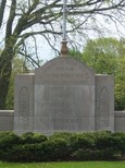 Soldiers’ monument at Park Hill Cemetery in Bloomington, IL