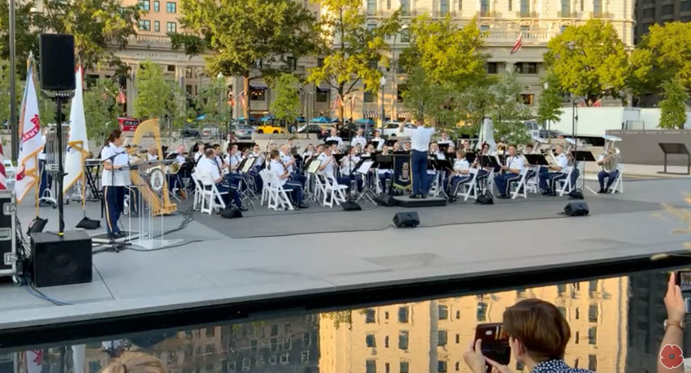 Pershing own play summer sunset concerts at the WWI Memorial