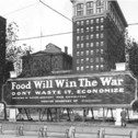 Food Will Win The War sign