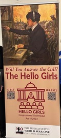 Hello Girls standing banner