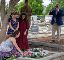 Juliette Courtial Smith gravesite at the St. Francis Solano Catholic Cemetery in Sonoma, CA