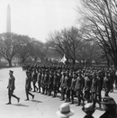 American soldiers returning from WWI parade in Washington DC 