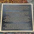 Plaque honoring American soldiers who served in Canadian Armed Forces in both World Wars