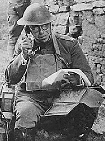 Doughboy on Telephone