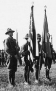 332nd Infantry Regiment color guard