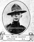 Pvt. Howard H. Shawney, U.S. Army, Co. D, 103rd Infantry. KIA