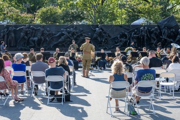 AEF HQ Band in Concert at Memorial