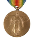 WWI Victory Medal obverse snip