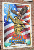 Mural dedicated at VFW Post 1405