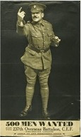 Canadian advertisement fopr American soldiers WWI
