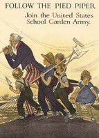 Uncle Sam Pied Piper poster