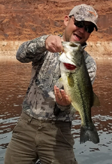 Bass fishing is getting better as the water level stabilizes