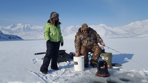 ice fishing