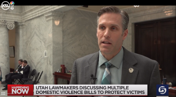 Rep. Cutler speaking with KSL
