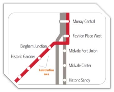Red Line construction map