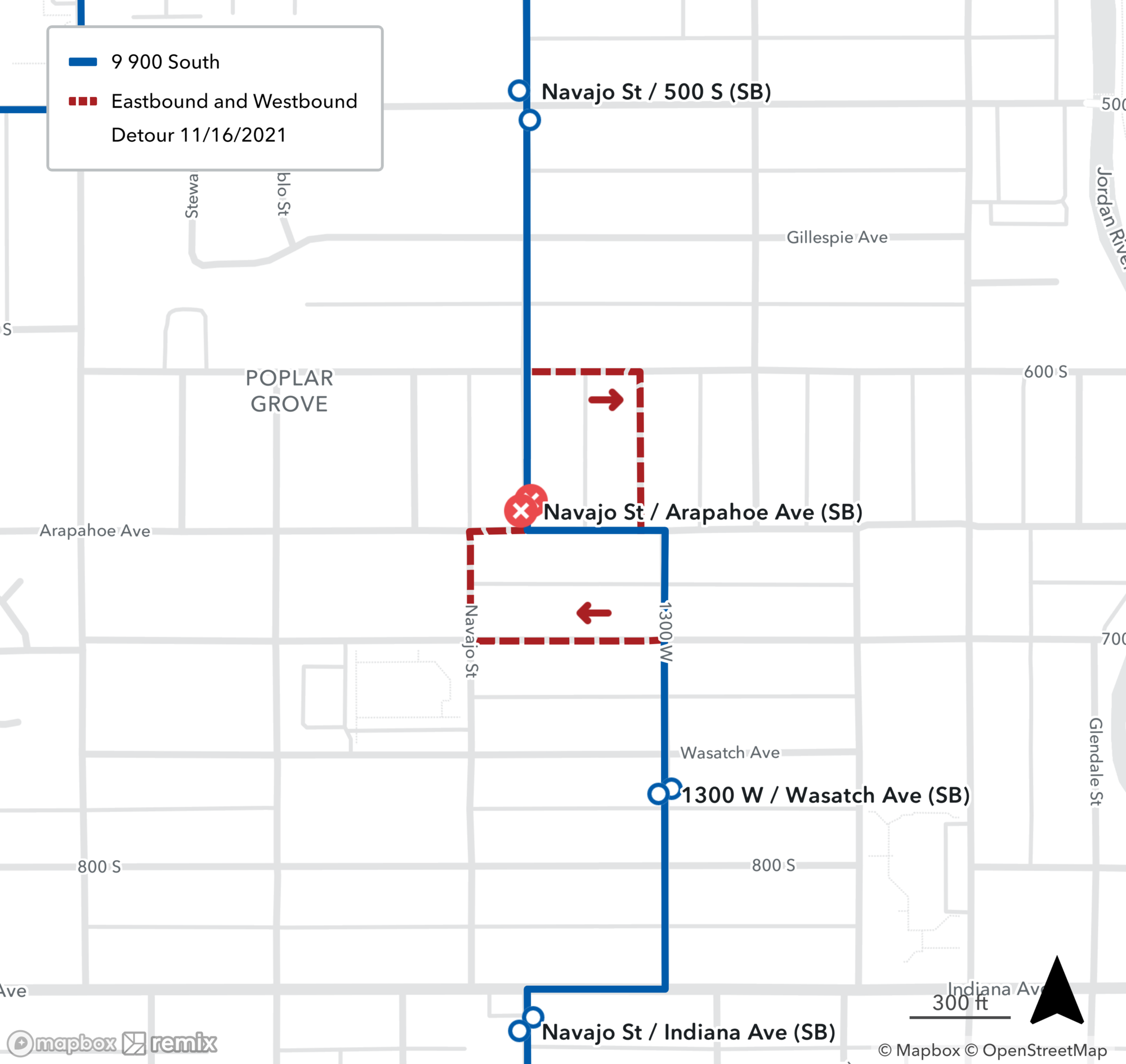 9 - 900 South on Detour