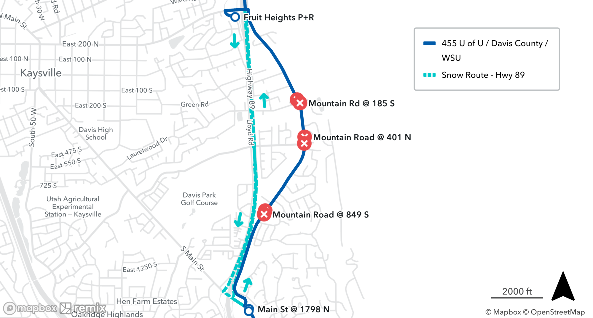 Add Detour 455