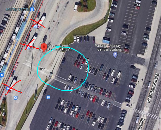 Murray Central Station Detour Map 04.04 -15.2022