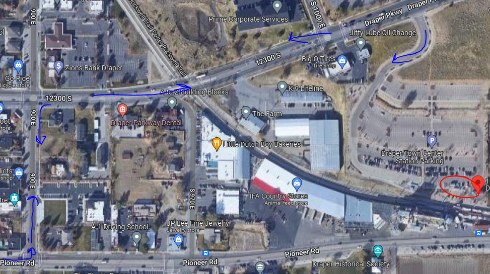 Route 871 Detour Map 05.06.2022