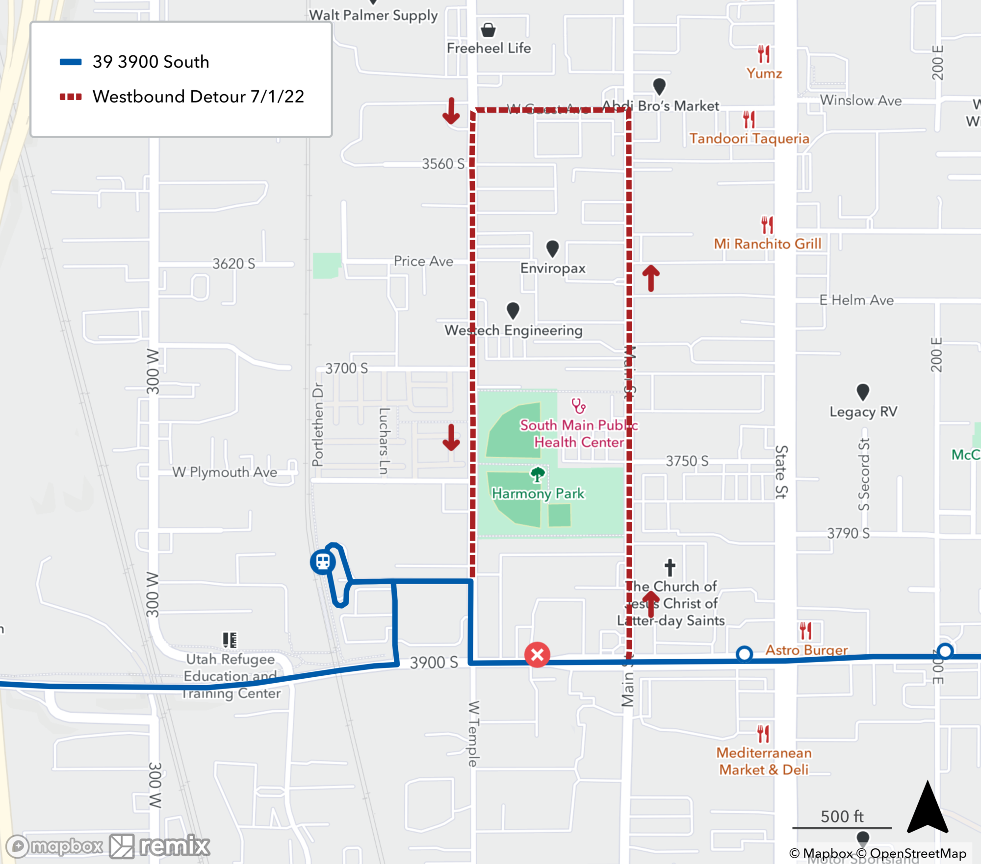 39 - 3900 South on Detour