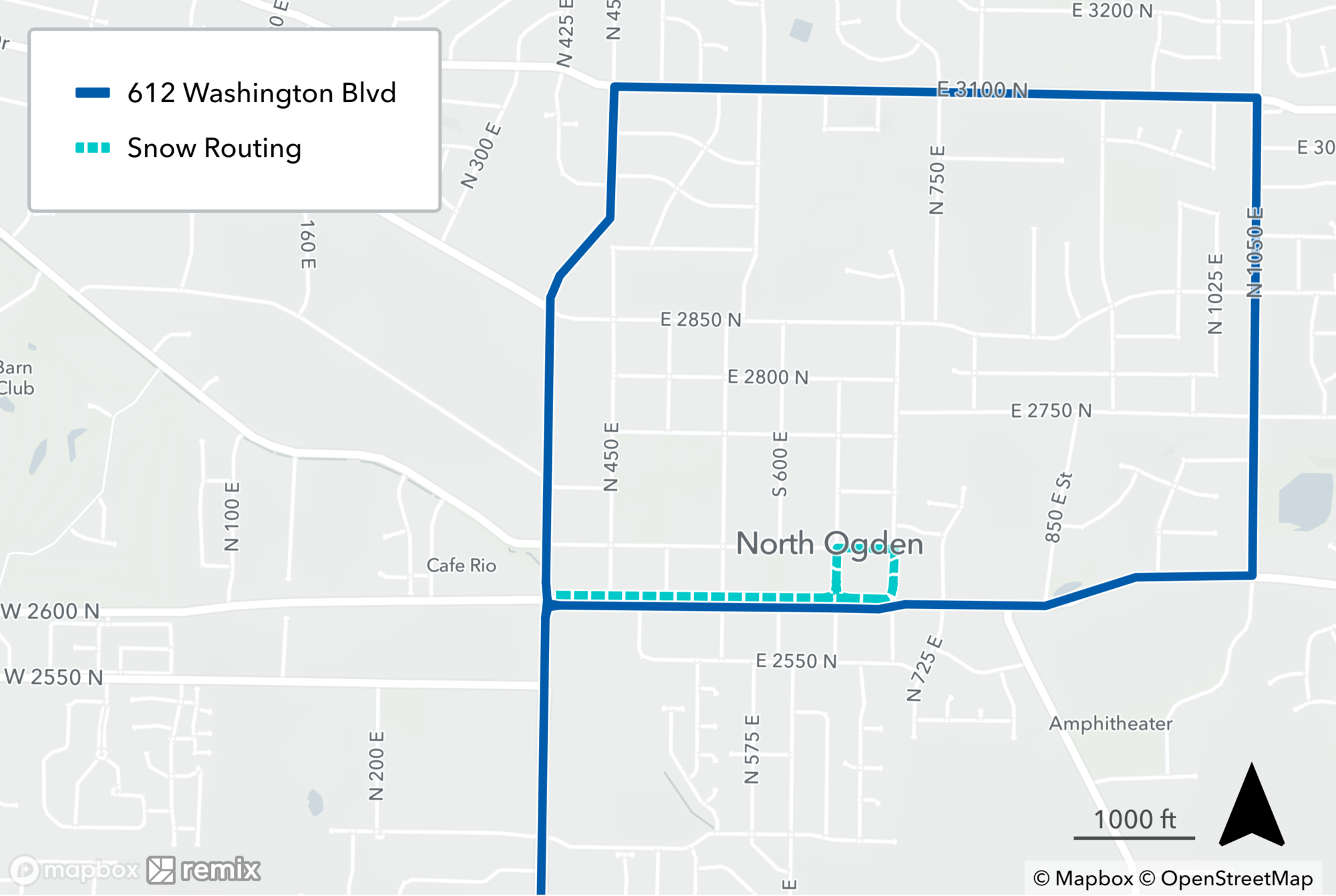 Route 612 Detour Map