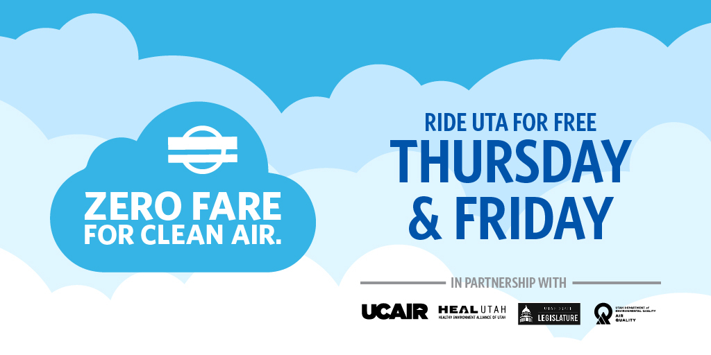 Zero Fare for Clean Air August 17 and 18 2023