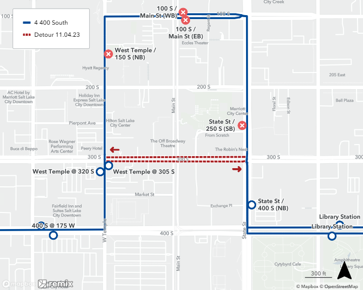 Route 4 Detour - 11/24/23
