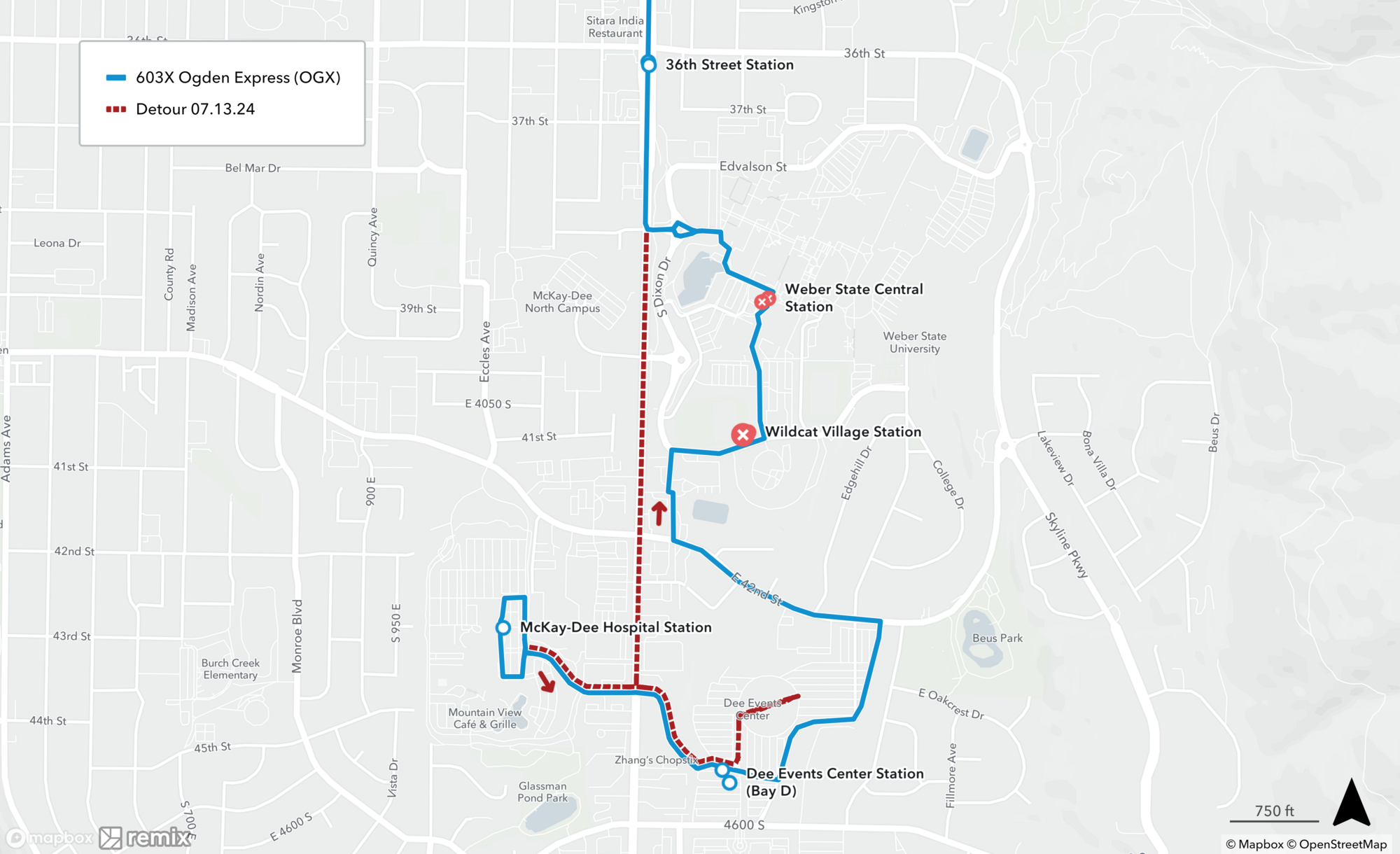 OGX Event Detour - 07/13/24